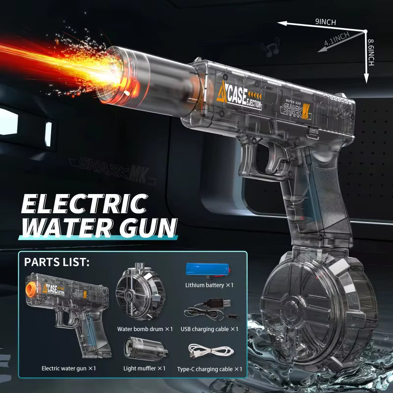Unleash the Fun with Our Automatic Electric Water Gun - Perfect for Summer Outdoor Adventures!