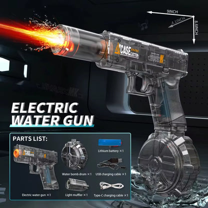 Unleash the Fun with Our Automatic Electric Water Gun - Perfect for Summer Outdoor Adventures!