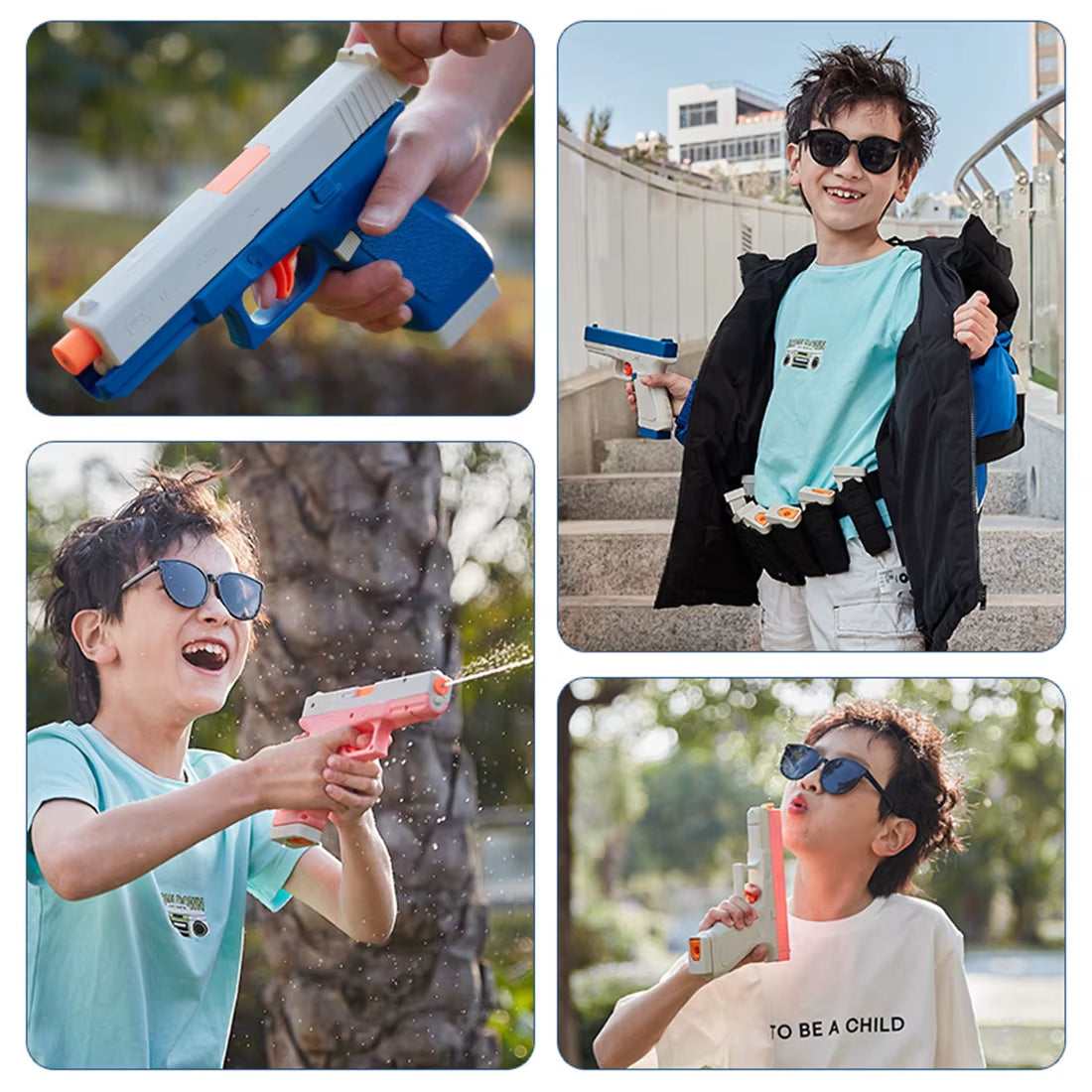 Unleash Summer Fun with the High-Pressure Electric Water Gun - The Ultimate Automatic Water Spray Toy for Thrilling Playtime Adventures!